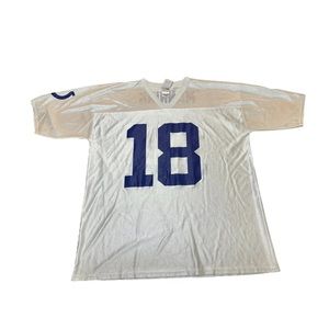 NFL players Men’s Indianapolis Colts Peyton Manning #18 Jersey White Size XL